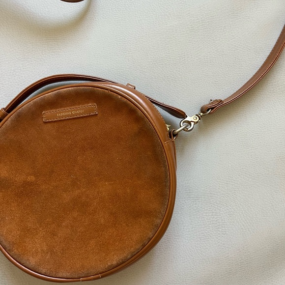 Camel Suede Crossbody Bag - Picture 6 of 8